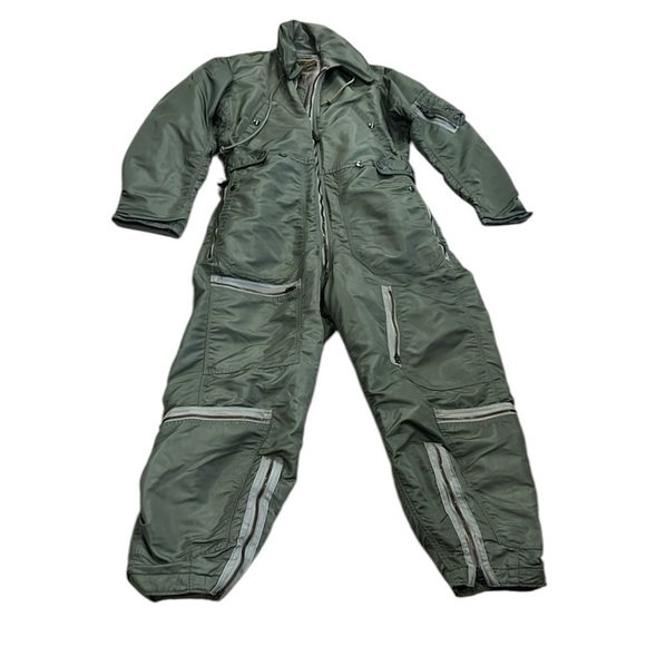 Military green coverall flying suit by John Ownbey co
Size Medium long - Picture 1 of 9